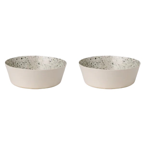 Soup Bowls with Dots by STILLEBEN, Set of 2 For Sale