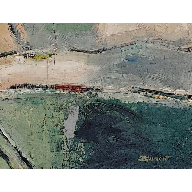 Les Lopins, Abstract Landscape, Contemporary, Framed by Sophie Dumont For Sale - Image 4 of 13