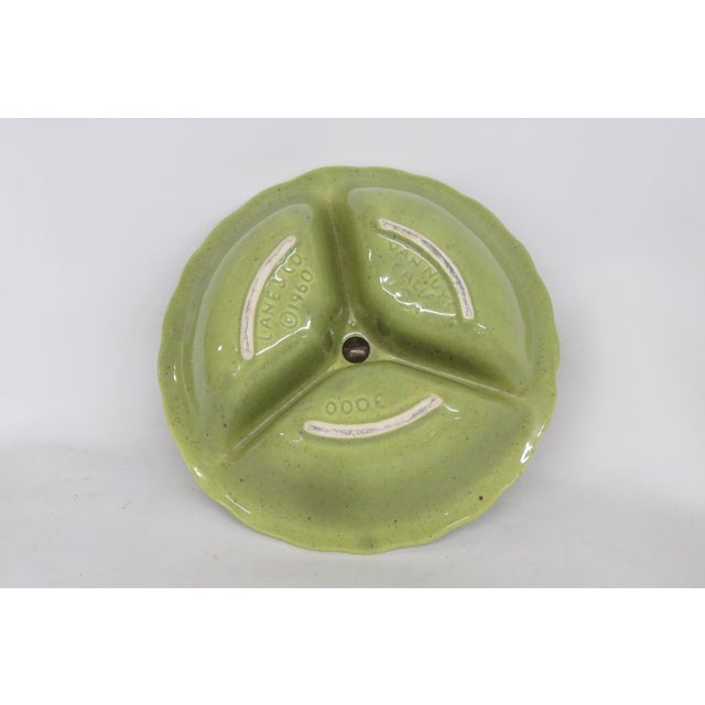 Lane and Co 1960 Van Nuys California 3000 Divided Serving Tray With Handle 4637b For Sale In Miami - Image 6 of 16