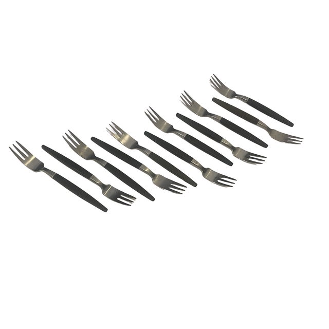 This exceptional 31-piece set of "Largo" flatware, designed by the legendary Norwegian industrial designer Tias Eckhoff...