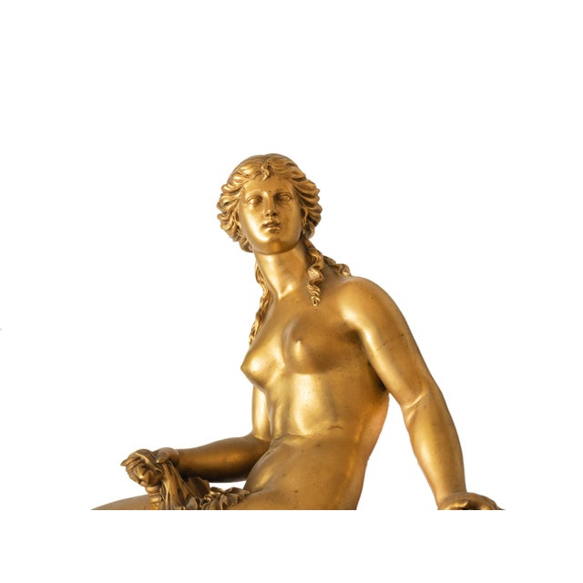 French Empire Bronze Mantel Clock, 1800s For Sale - Image 12 of 12