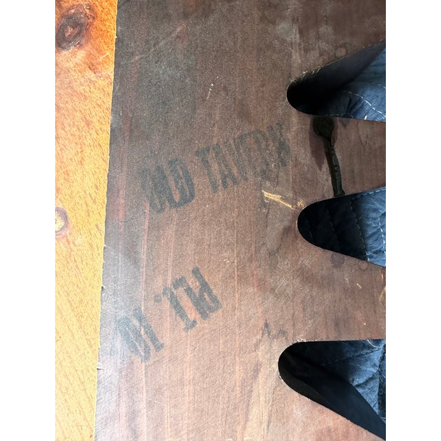 Coffee Vintage Ethan Old Tavern Solid Pine Gear Coffee Table For Sale - Image 8 of 9