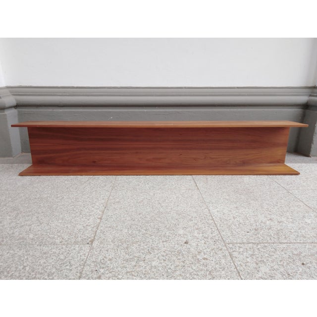 Wood Wall Shelf by Walter Wirz for Wilhelm Renz, 1960s For Sale - Image 7 of 8