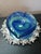 Signed Adam Jablonski Poland Swirl Heart Shaped Art Glass Bowl For Sale - Image 4 of 7