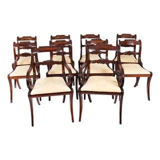 Vintage Dining Chairs by William Tillman, 1970s, Set of 10 For Sale