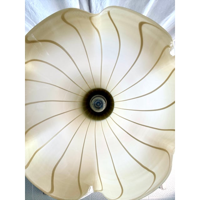 Mid-Century Modern Murano Glass Handkerchief Pendant Light, Italy, 1970s For Sale - Image 12 of 18