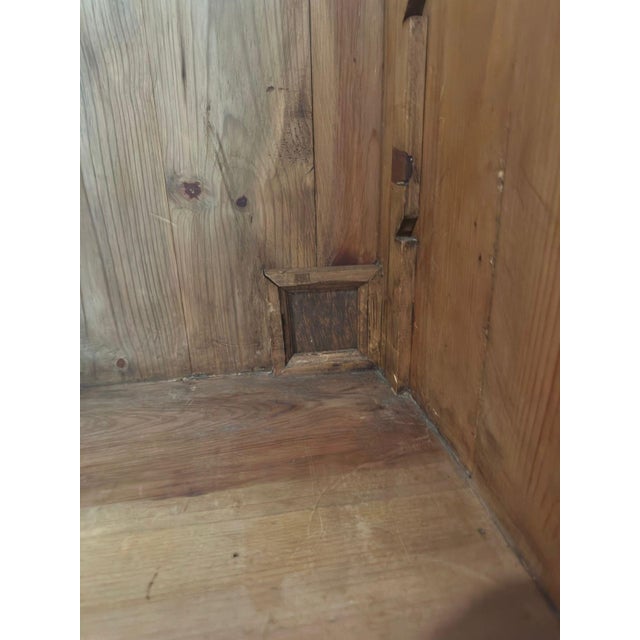 Wood Vintage Carved Wood Accent Cabinet With Decorative Panels For Sale - Image 7 of 11
