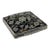 1900s Swedish Sterling Silver and Faux Tortoiseshell Floral Compact For Sale