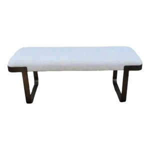 Mid-Century Brutalist Tri-Mark Bench