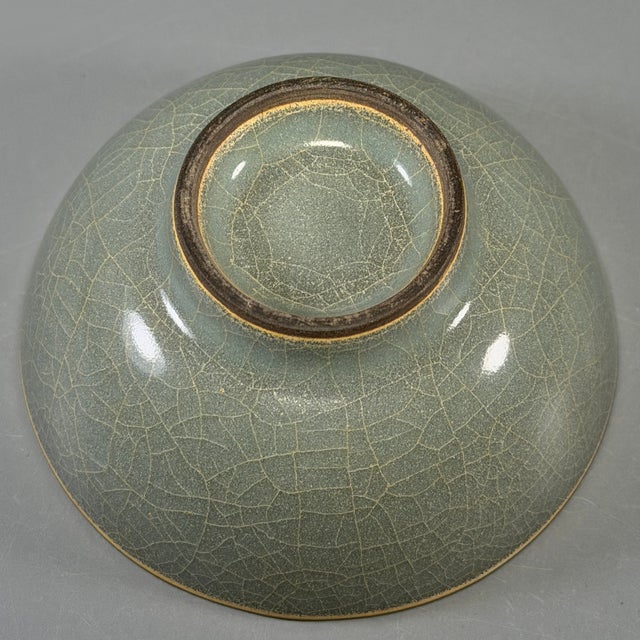 19th Century Antique Chinese Longquan Celadon Bowl For Sale - Image 5 of 6