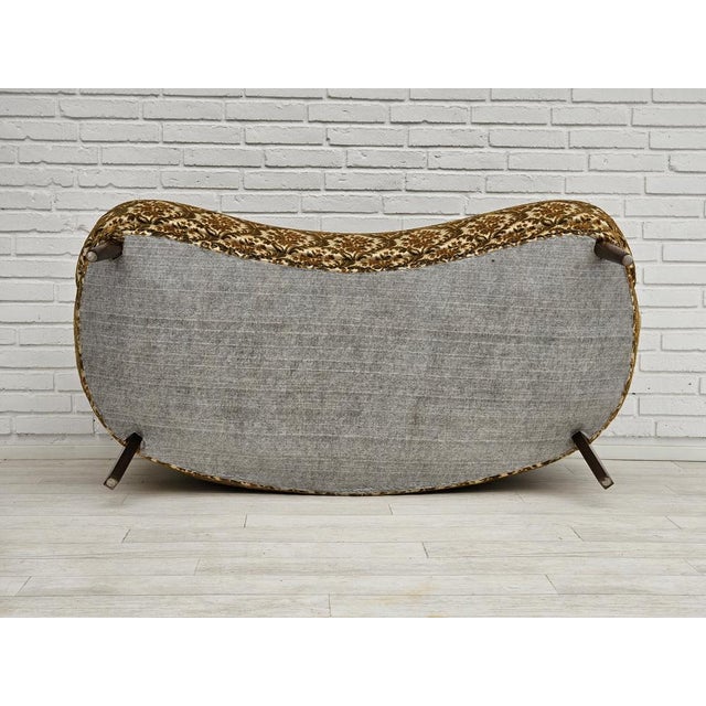 Vintage Danish Two-Seater Banana Sofa, 1960s For Sale - Image 17 of 18
