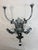This vintage ornate heavy chrome wall mount wall hook is a stylish and functional addition to any home. With a sleek...