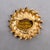 Metal Vintage Signed Napier Goldtone Faux-Citrine Flower Brooch For Sale - Image 7 of 7