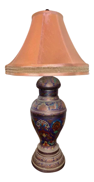 Vintage Hand-Painted Table Lamp