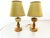 Onyx Table Lamp with Fabric Lampshade For Sale - Image 14 of 18