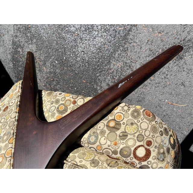 Modern Upholstered Club Chair For Sale - Image 11 of 11