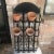 American 1960s Wrought Iron Hanging Wine Wall Rack For Sale - Image 3 of 8