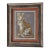 Leopard Style of Skilling British Colonial Traditional Realism Goldenrod Antique White Gray Original Oil Painting Cleo Plowden For Sale