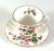 Lefton-English fine bone, China, floral tea, cup, and saucer Note-bone China is an English hardened porcelain Pink and...
