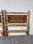 Vintage Coastal Organic Pickled Ash & Woven Rush Twin Headboards – Pair For Sale In Miami - Image 6 of 12
