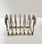 1970s Vintage Silverplate Pear Form Toast Rack, Sculptural Organic Modern Tabletop Accent For Sale - Image 5 of 7