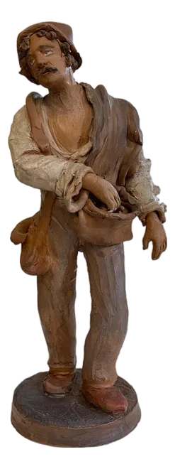 Vintage Statue in Terracotta, 1990s