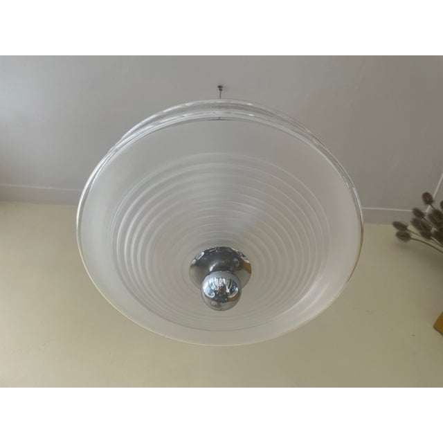 1930s French Art Deco Hanging Lamp, 1930 For Sale - Image 5 of 11