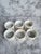 Set of 6 vintage fine bone china napkin rings decorated with delicate yellow blooms and branches. A beautiful addition to...