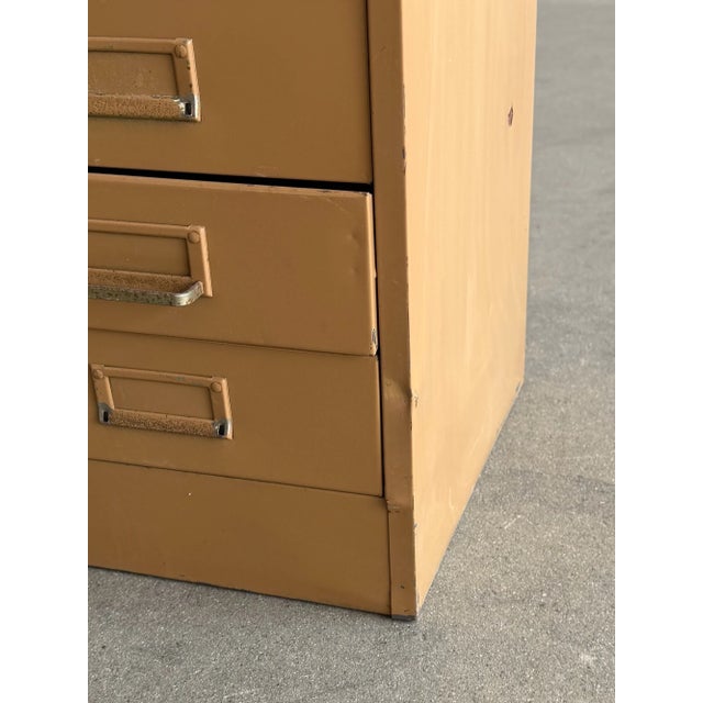 Vintage Steelmaster Industrial Multi-Drawer Cabinet For Sale - Image 14 of 15