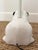White Mid 20th Century Italian Jean Rogers Style Hobnail Frog Lamp For Sale - Image 8 of 12