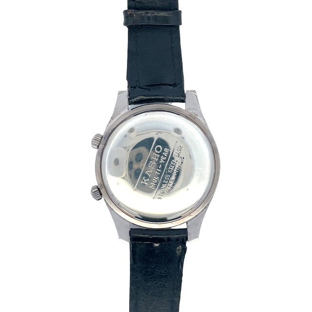 Modern Vintage Kasho 1970s Automatic Calendar Watch For Sale - Image 3 of 12