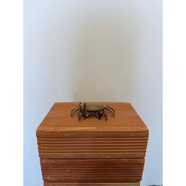 Mid-Century Bronze Crab Sculpture With Hinged Top, Brazil 1960s For Sale - Image 14 of 15