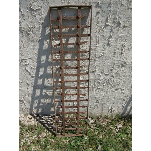 Wonderful piece of architecture. Heavy, tight and sturdy. Piece does show signs of age related wear including rust,...