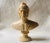 1950s Italian Dante Alighieri Bust Almond Alabaster Sculpture For Sale - Image 6 of 18