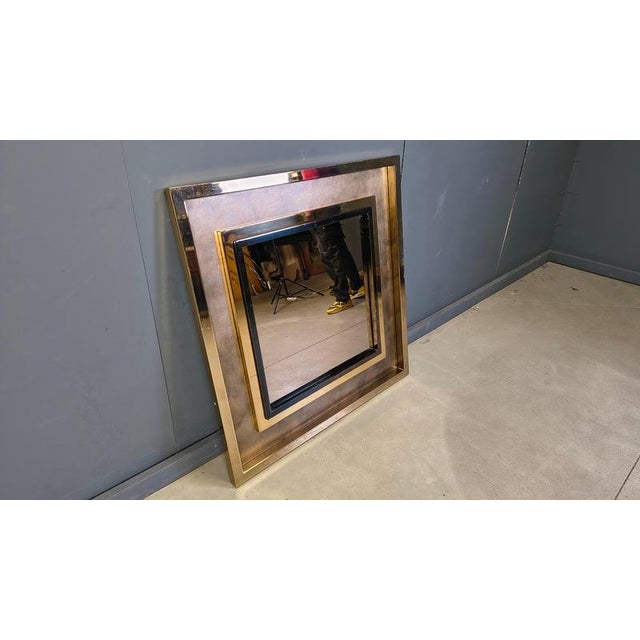 1970s Vintage Mirror from Maison Jansen, 1970s For Sale - Image 5 of 10