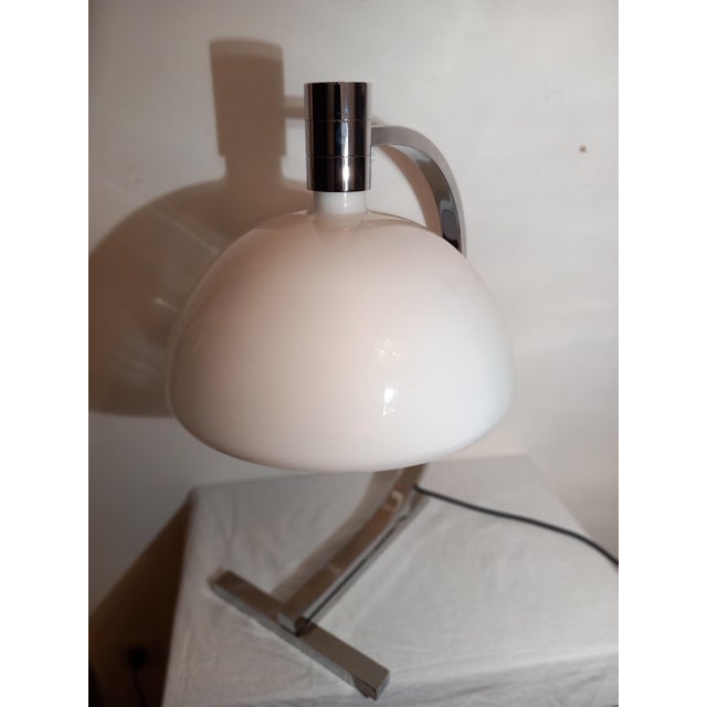 Silver Large Italian Model AS1C 9 Table Lamp by Franco Albini & Franca Helg For Sale - Image 8 of 18
