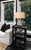 Amy Howard End Tables Black W/ Hand Painted Detail For Sale - Image 4 of 11