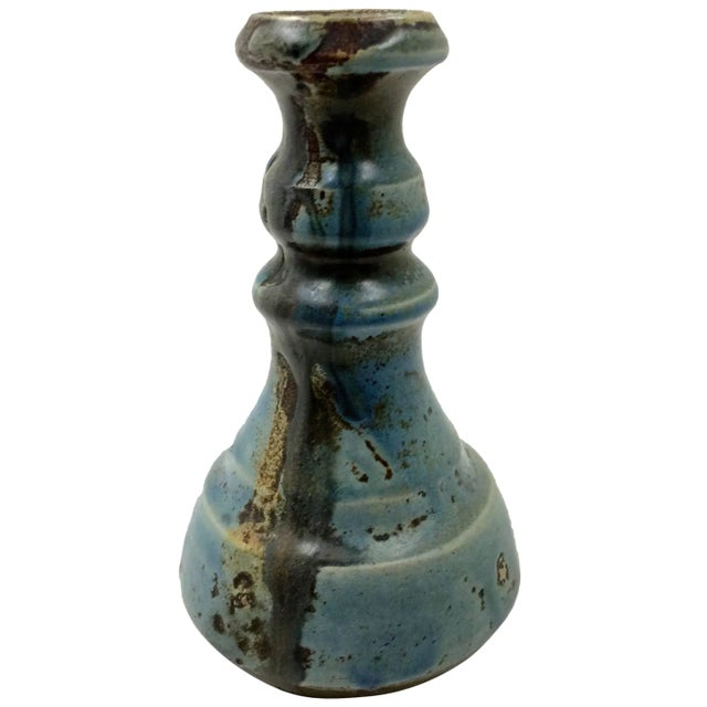 1900 Georges Hoentschel Blue Shaped Vase For Sale In Boston - Image 6 of 6