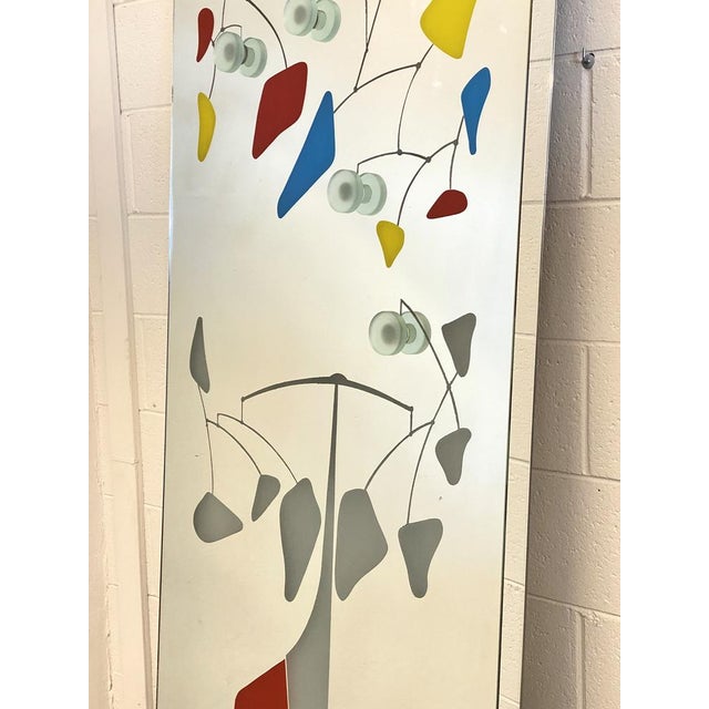 Backlit Mirror Coat Rack, 1980s For Sale - Image 6 of 18