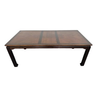 1970s Vintage Broyhill Premier Ming Dynasty Dining Table For Sale