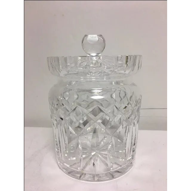 Waterford Lismore Crystal Biscuit/Candy Jar For Sale - Image 5 of 7