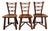 1940s Romweber Viking Oak Equestrian Horse Head Dining Side Chair Trio For Sale