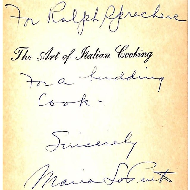 "The Art of Italian Cooking" 1953 Lo Pinto, Maria (Inscribed) For Sale - Image 4 of 10