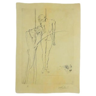 Salvador Dalí - The Kings Hanging in the Trees - Etching and Drypoint - 1973 For Sale
