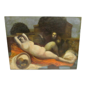 Oil on Panel Suzanna at the Bath