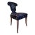 Cecil Beaton Silk Vase Back Accent Chair For Sale