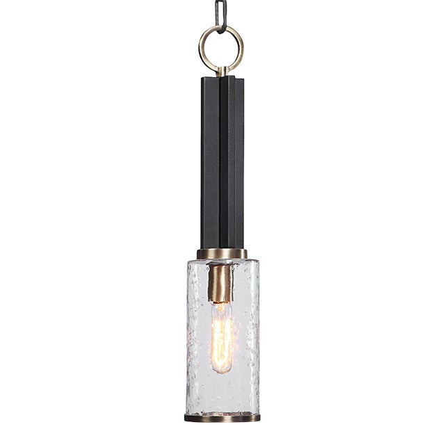 Jarsdel 1 Light Industrial Mini Pendant For Sale