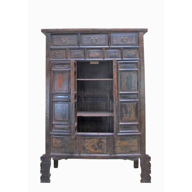 Imperial 16th Century Elm Display Cabinet For Sale - Image 16 of 18