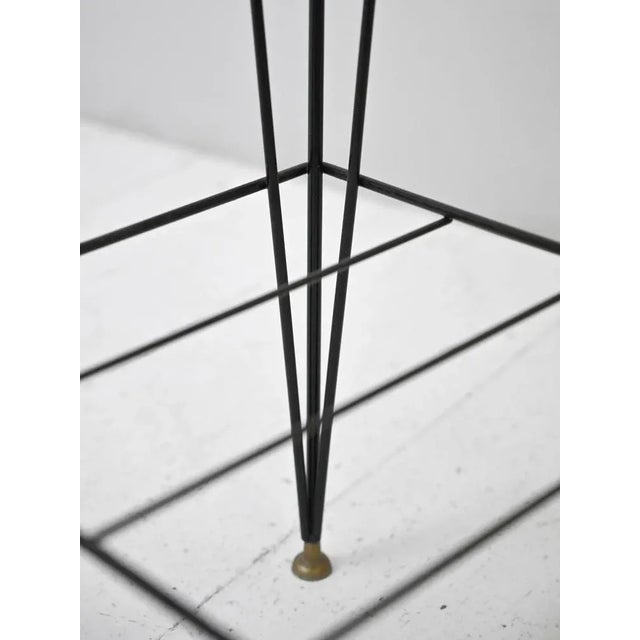 1960s Scandinavian Table in Teak and Metal, 1960s For Sale - Image 5 of 7