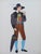 Vintage Austrian Male Folk Costumes Chromolithographs Porchoir Prints Collectible 1939. From the highly collectible set of...
